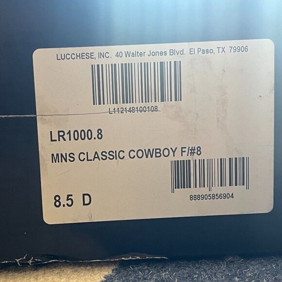 Custom Lucchese Burns Cowboy Boots NIB - Picture 9 of 9